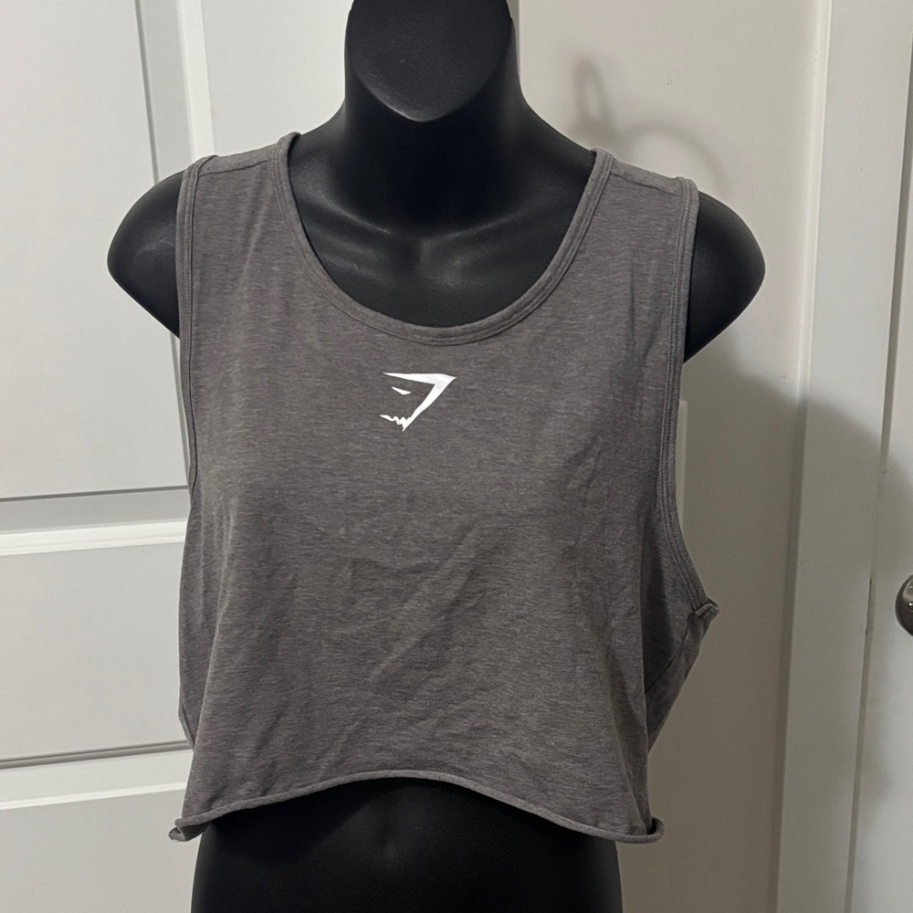 2/$30 Gymshark Gym Crop Top Grey